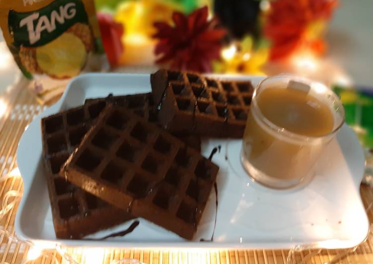 Steps to Prepare Perfect Chocolate waffles