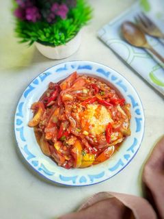 Foto resep Telur Ceplok Asam Manis