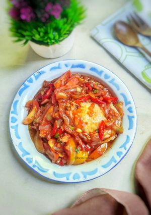 Foto resep Telur Ceplok Asam Manis