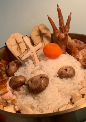 廚房搗蛋 「萬聖節咖哩飯」🎃 的食譜成品照片