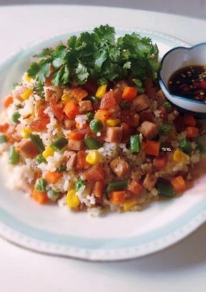 Hình của món CƠM chiên Dương Châu.