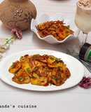 Stir fry sweet potatoes