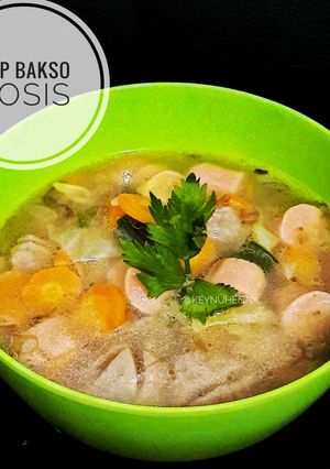 Foto resep Sop sosis bakso