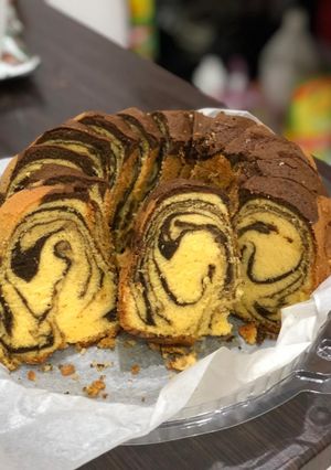 Foto resep Marmer Cake/ Marble Cake/ Bolu Macan