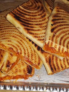 صورة لوصفة كسرة محشية وحارة الله الله 😋