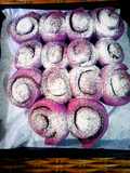 Anko Rolls~Red Bean Paste Rolls With Purple Sweet Potato Bread dough^^💜🫘🍠
