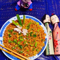 A picture of Veg Schezwan Fried Rice.