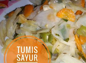 Foto resep Tumis sayur sop sederhana