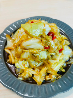 醃高麗菜|過熱水蒸氣烤箱微波爐 的食譜成品照片