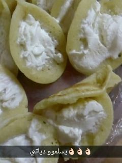 صورة لوصفة القطايف بالقشطة