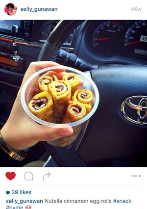 Foto resep Cinnamon egg rolls