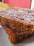 Cuadrados de manzana y almendras #vegan