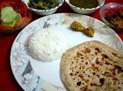 A picture of salad roti