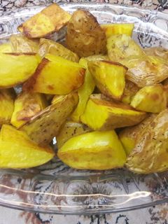 عکسی از دستور سیب زمینی تنوری در توستر