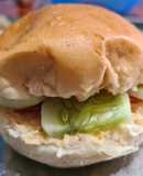 Quick veg bun sandwich