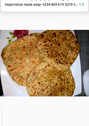 A picture of Aloo Paratha.