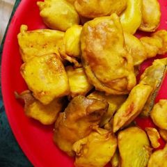 A picture of Aloo pakoda's.