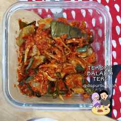 A picture of Terong Balado Teri.