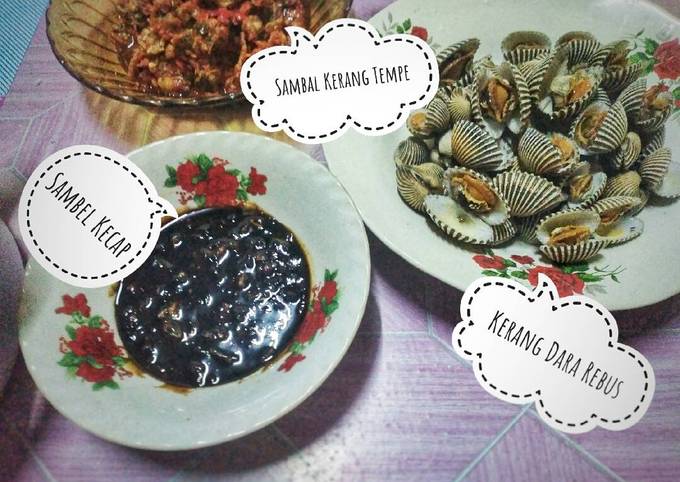 Kerang Dara Rebus+ Sambel Kecap