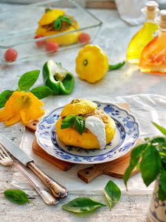 Gefüllte Patissons-Kürbisse Rezepthauptbild