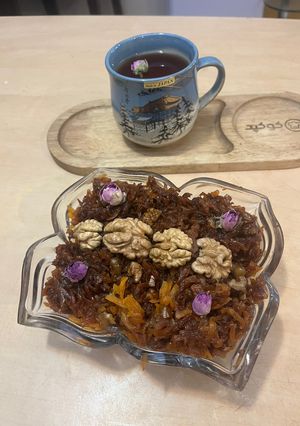 عکسی از دستور حلوای هویج ارومیه