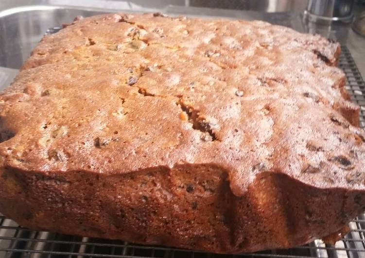 Recipe of Quick Best and Most Moist Christmas Fruit Cake ever