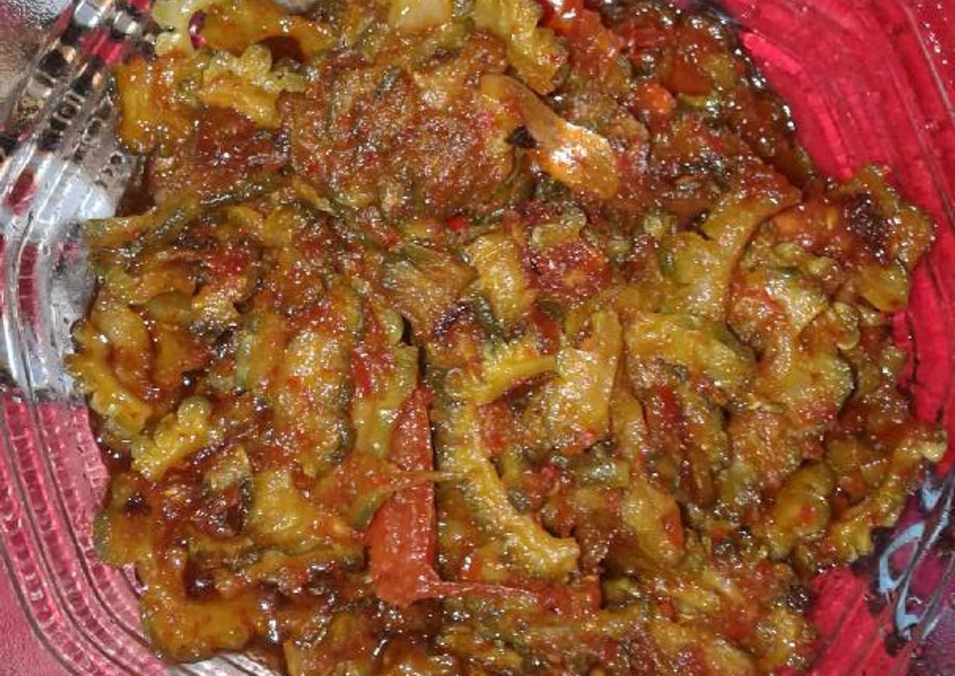 Sambel pare no pait