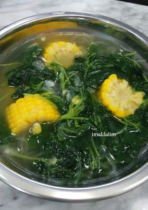 Foto resep Sayur Bening Bayam Jagung