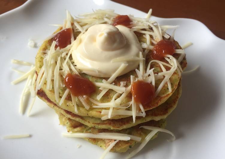 Cara mudah Menyiapkan Potatoe broccoli pancake Lezat