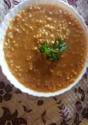 صورة لوصفة عدس احمر باسهل طريقة