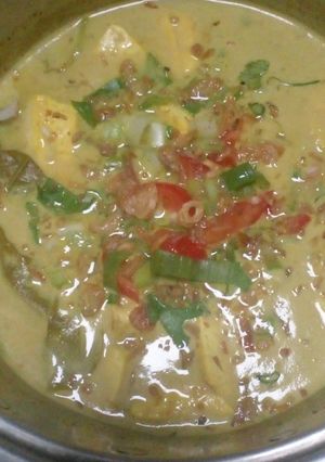 Foto resep Sayur tahu + tempe lombok ijo + labu air
