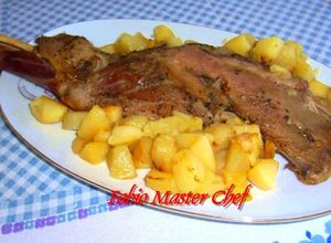 Foto di Coscia di Capretto con Patate al Forno