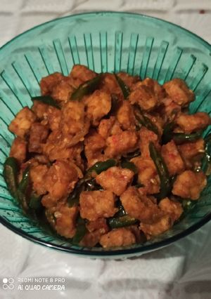 Foto resep Tempe nyemek² pedes manis