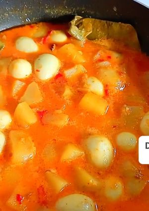 Foto resep Enak Tenan! Gulai Kentang Telur Puyuh