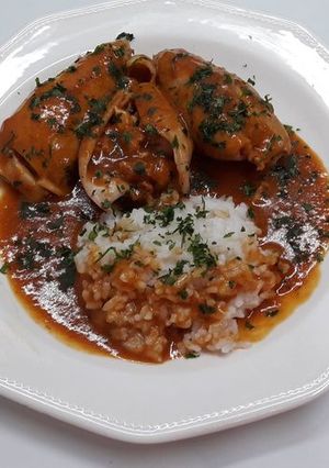 Una foto de Calamares rellenos