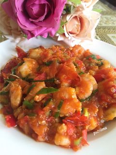 Foto resep Udang saus padang