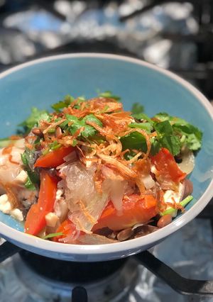 Hình của món Cá chưng tương hột.