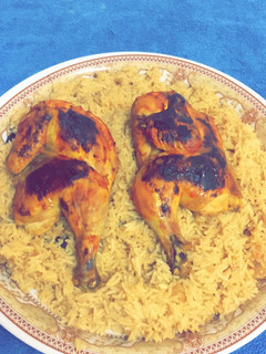 صورة لوصفة الكبسه بالدجاج