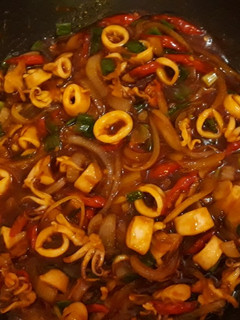 Foto resep Cumi saus pedas manis
