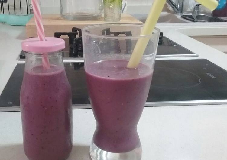 Smoothie de frutos rojos
