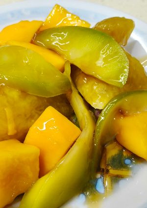 芒果甜粽二重奏 的食譜成品照片