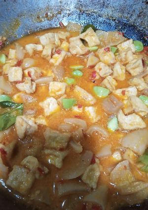 Foto resep Sambel goreng cecek tahu + pete