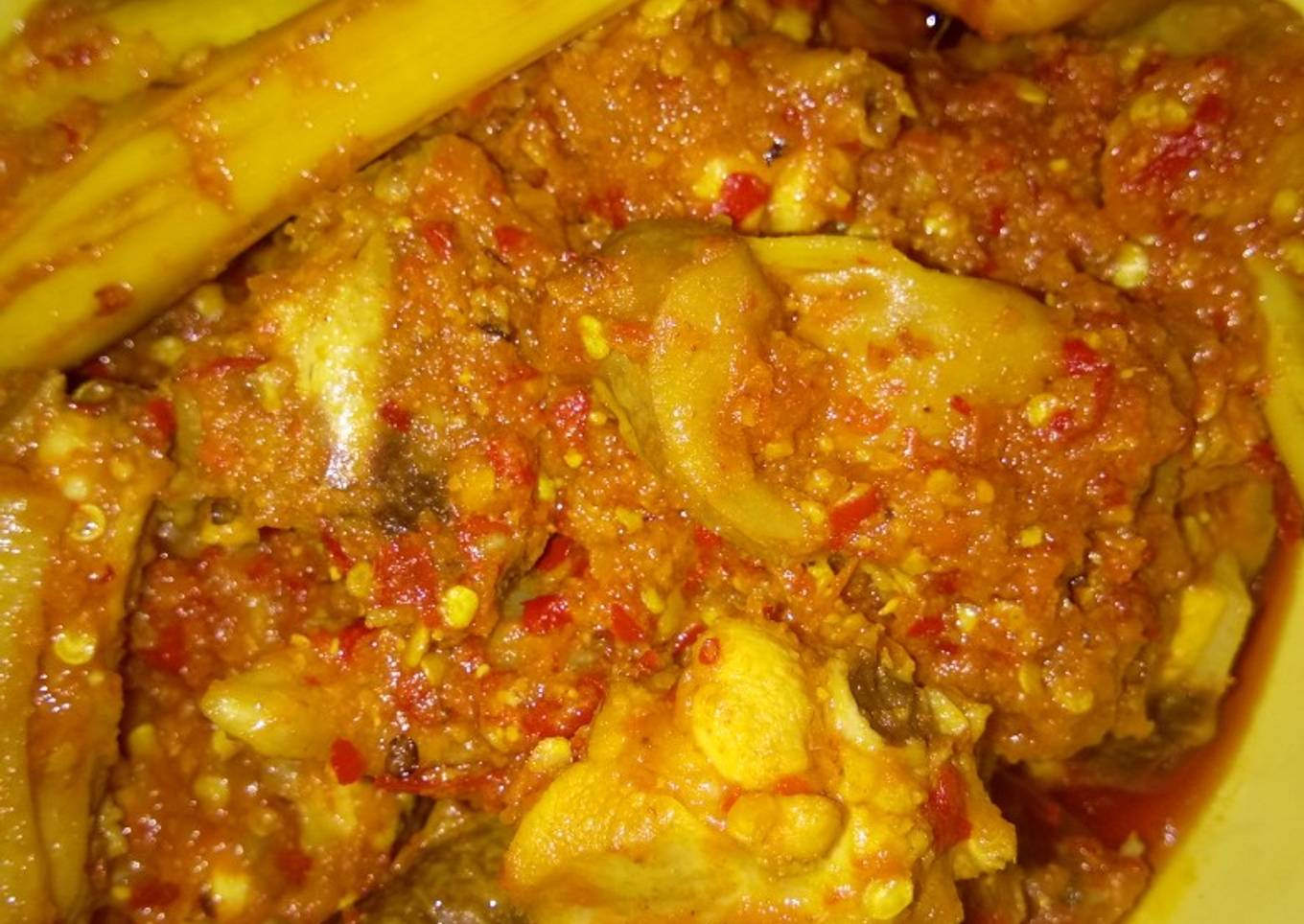 Ayam rica-rica sederhana