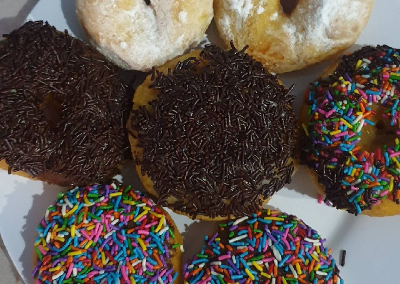 Roti keju, donat, 1 adonan