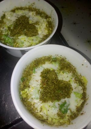 عکسی از دستور ماست کاهو