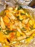 Pescado empapelado