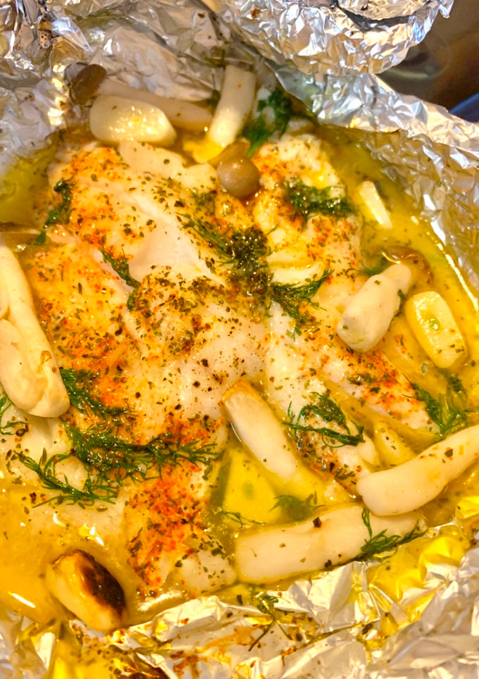 Una foto de Pescado empapelado