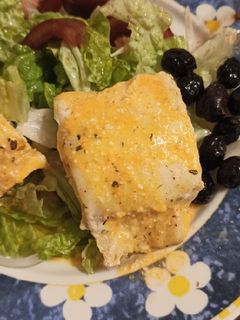 Una foto de Bacalao al vacío en baja temperatura