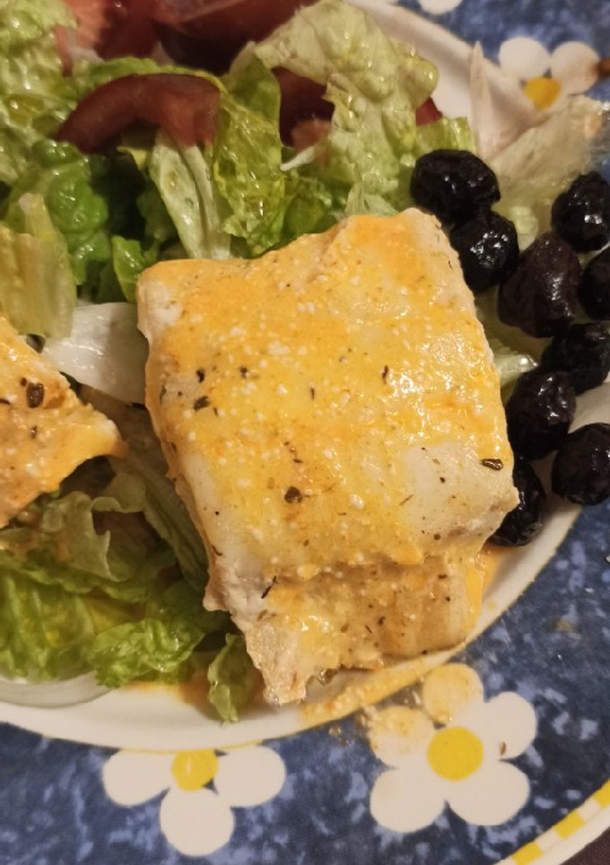 Una foto de Bacalao al vacío en baja temperatura