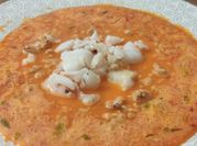 Une photo de curcuma poivrons pâtes